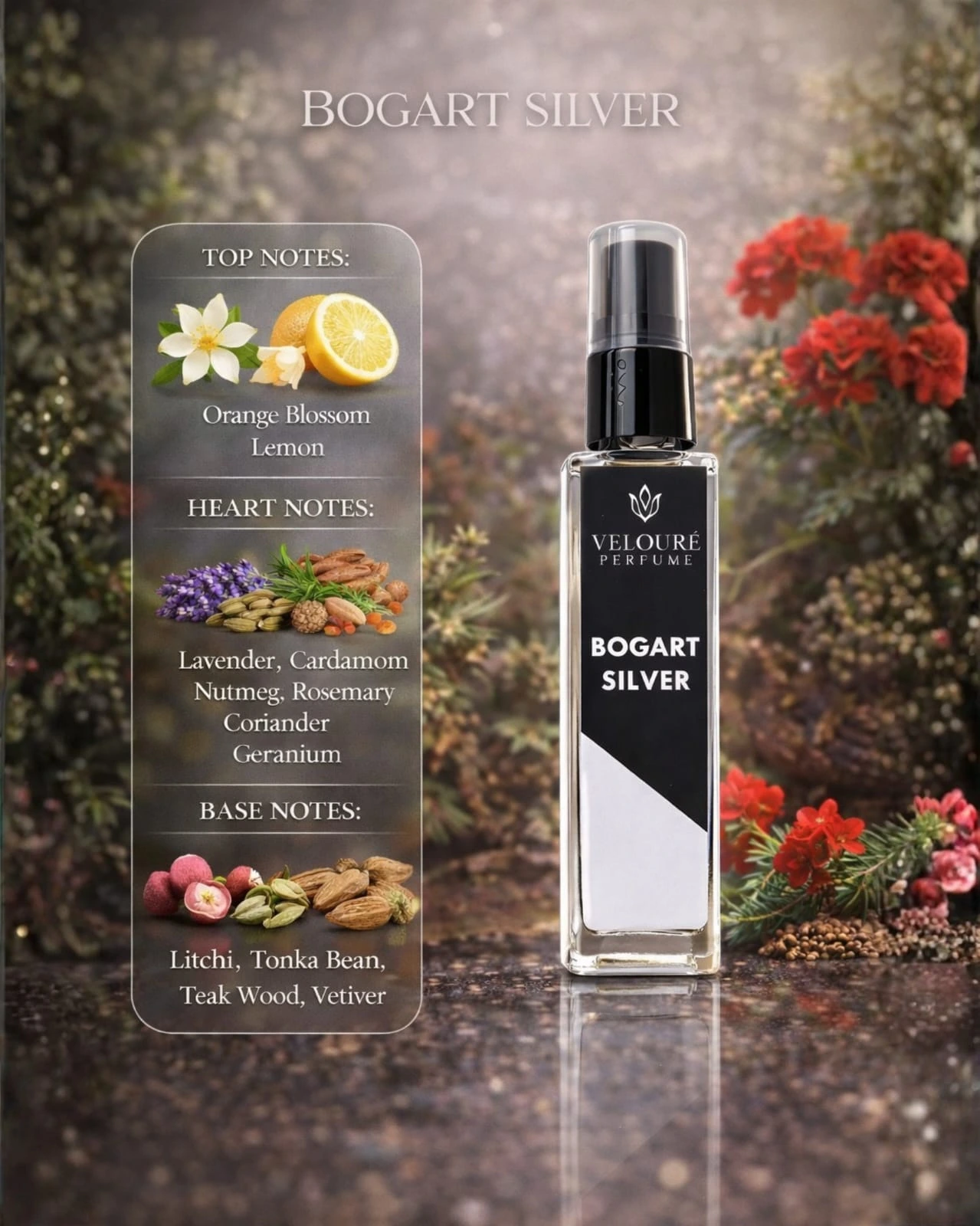 Bogart Silver Inspired